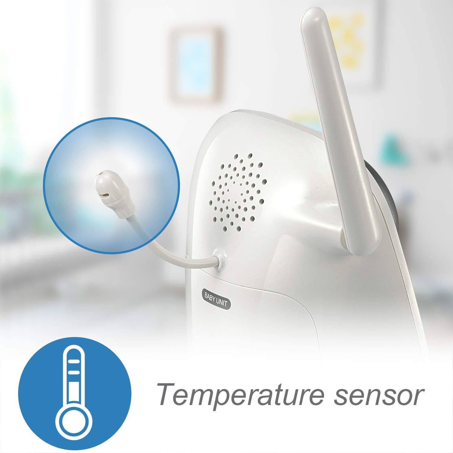 Monitor de Bebé VTech Blanco Paquete de 1