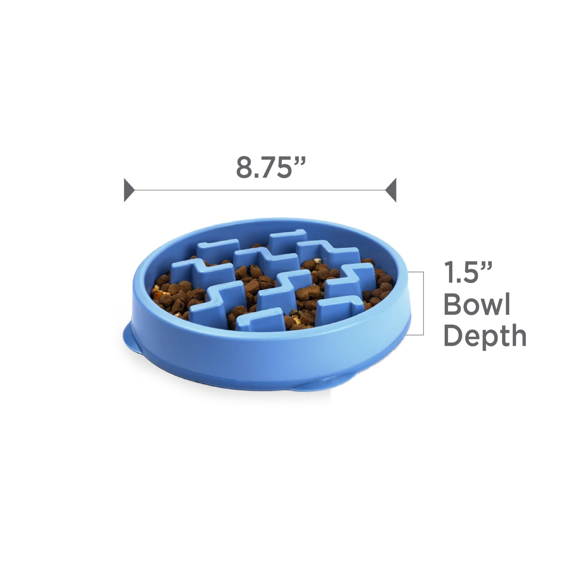 Plato Antideslizante Outward Hound Azul Medio para Perros