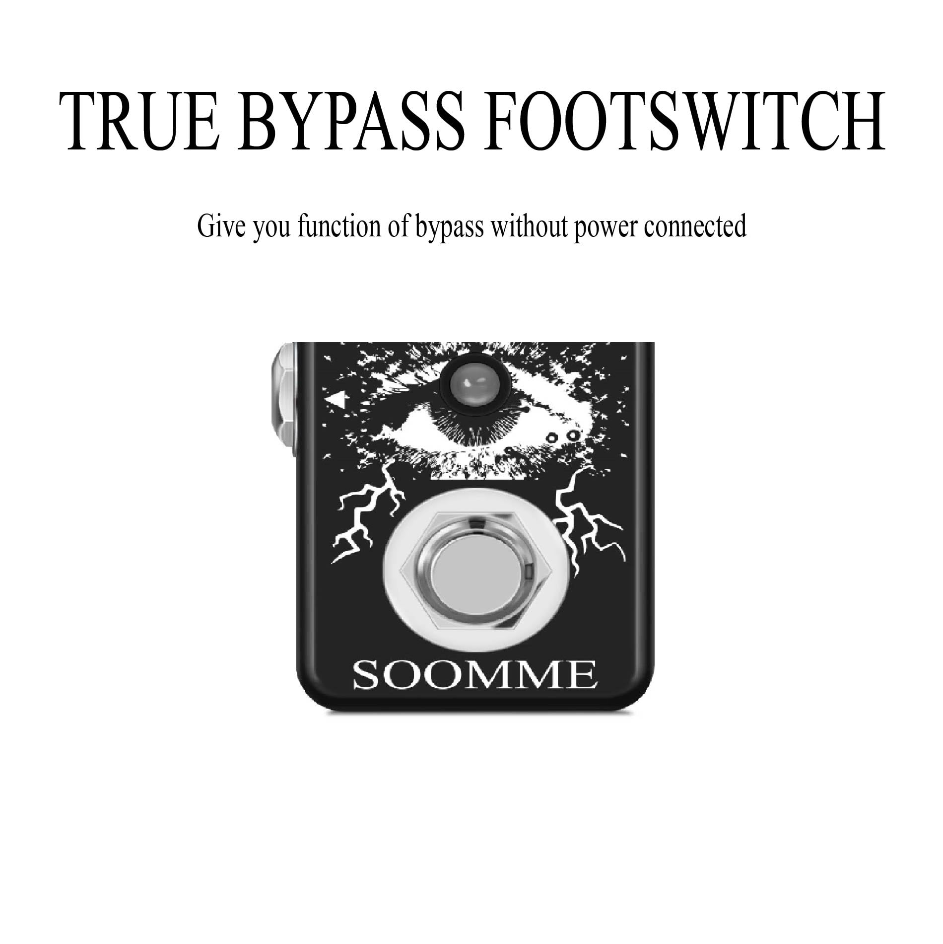 Pedal Noise Gate Suppressor SOOMME Metal con 2 Modos para Guitarras Eléctricas