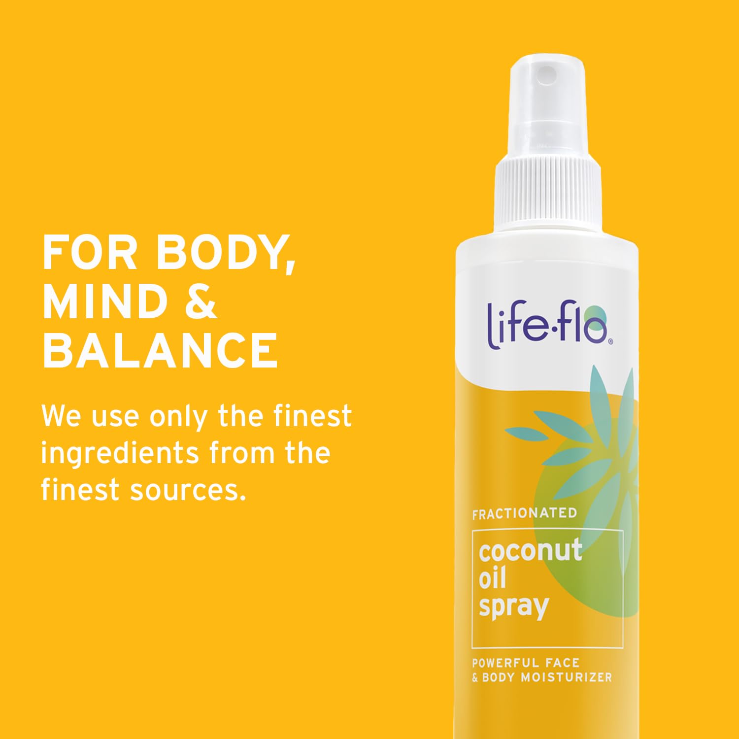 Life-Flo Coconut Oil Spray, 8 Fluid Ounce