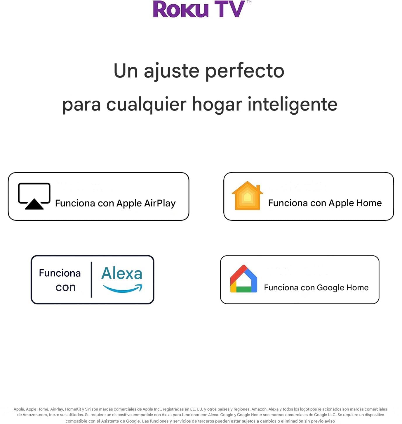 Hisense Smart Television De 55" Pulgadas, Serie R6 4K 2160p Ultra HD, Dolby Vision HDR y HDR10, Control Remoto De Voz, Funciona con Asistente Google y Alexa, 2024 | 55R6030N