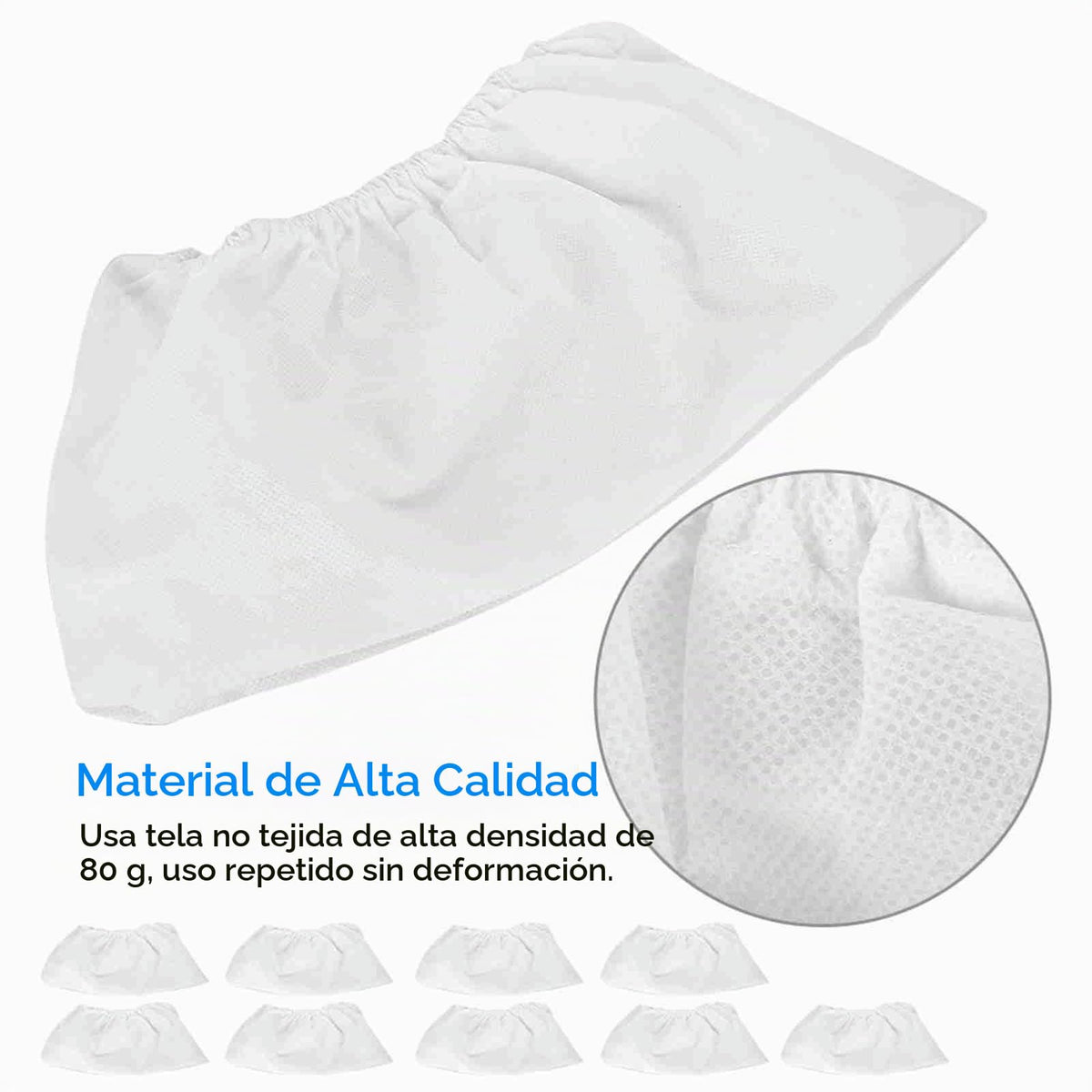 Bolsa Colectora de Polvo de Uñas no Tejida Máquina de Succión 10PCS
