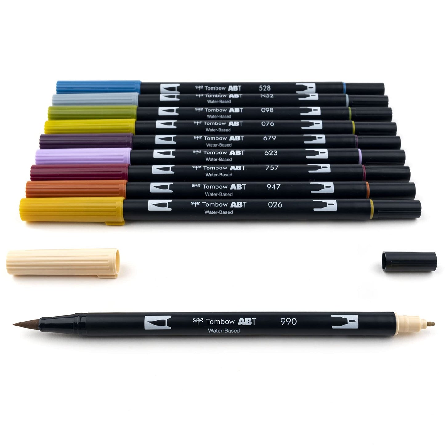 Rotuladores Artísticos Tombow Brillantes Mezclables con Doble Pincel