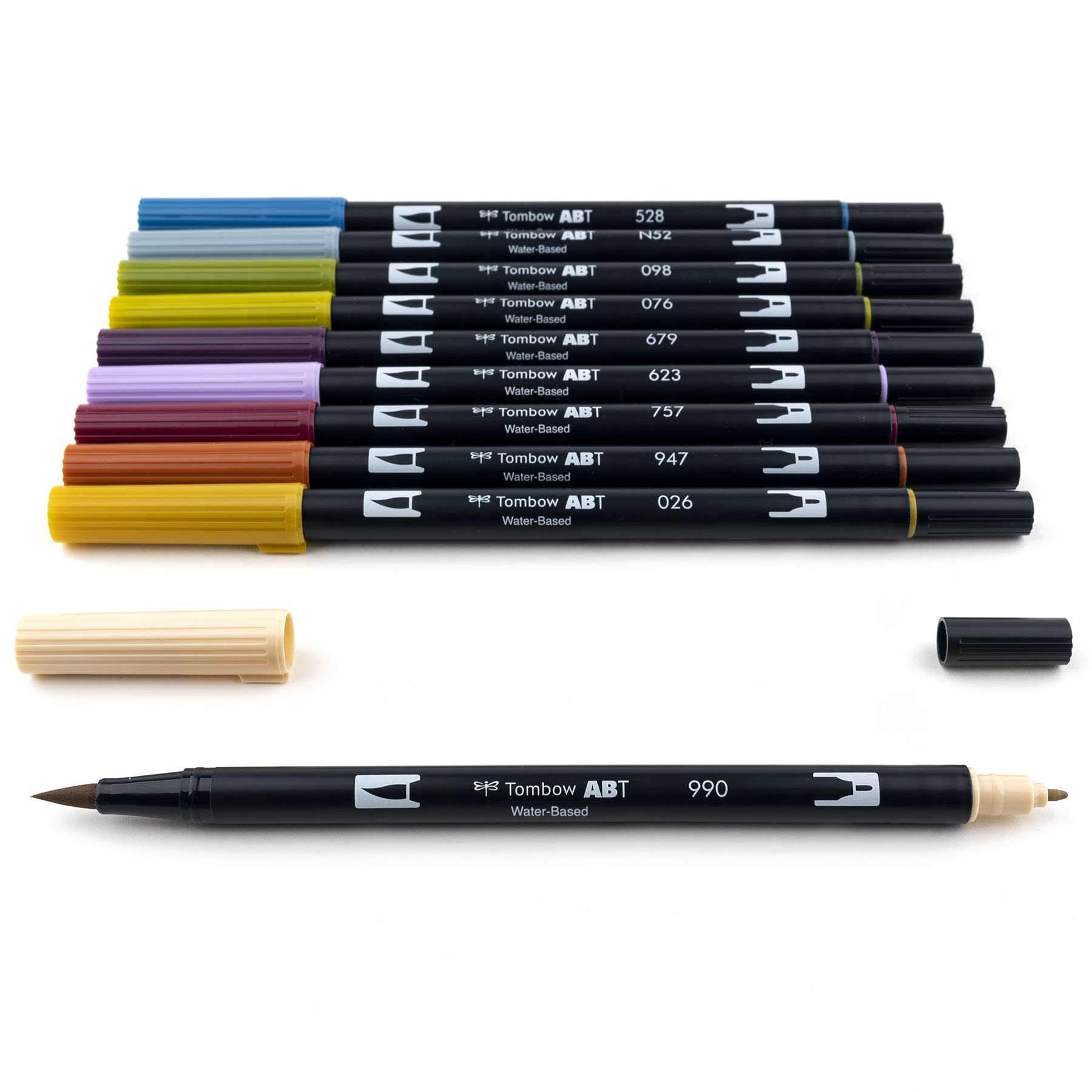 Rotuladores Artísticos Tombow Brillantes Mezclables con Doble Pincel