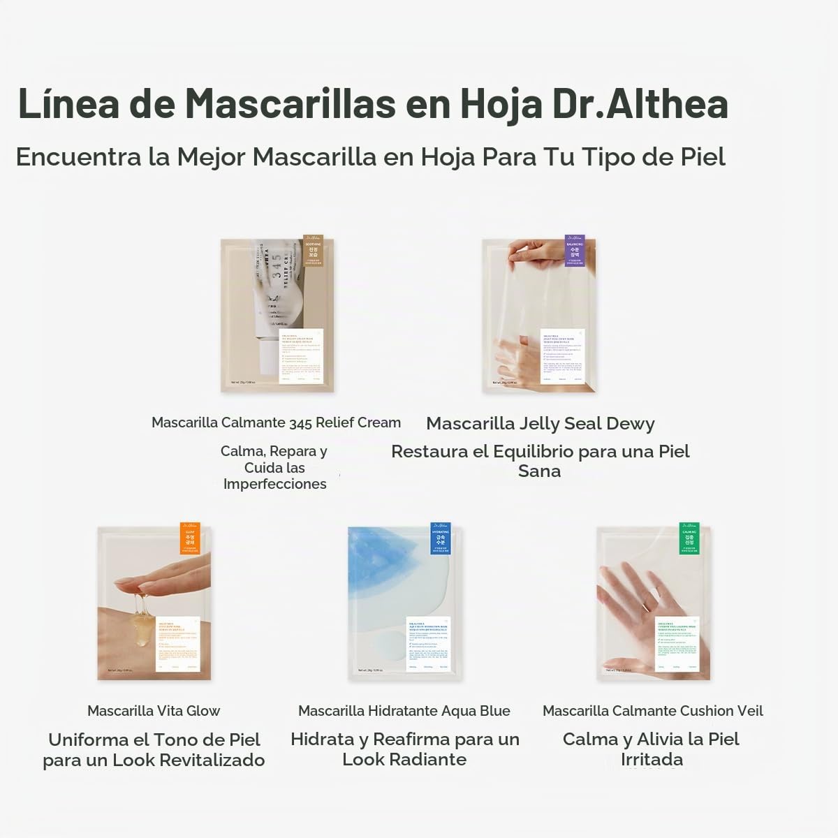 Dr.Althea 345 Relief Cream Mask (4 unidades)