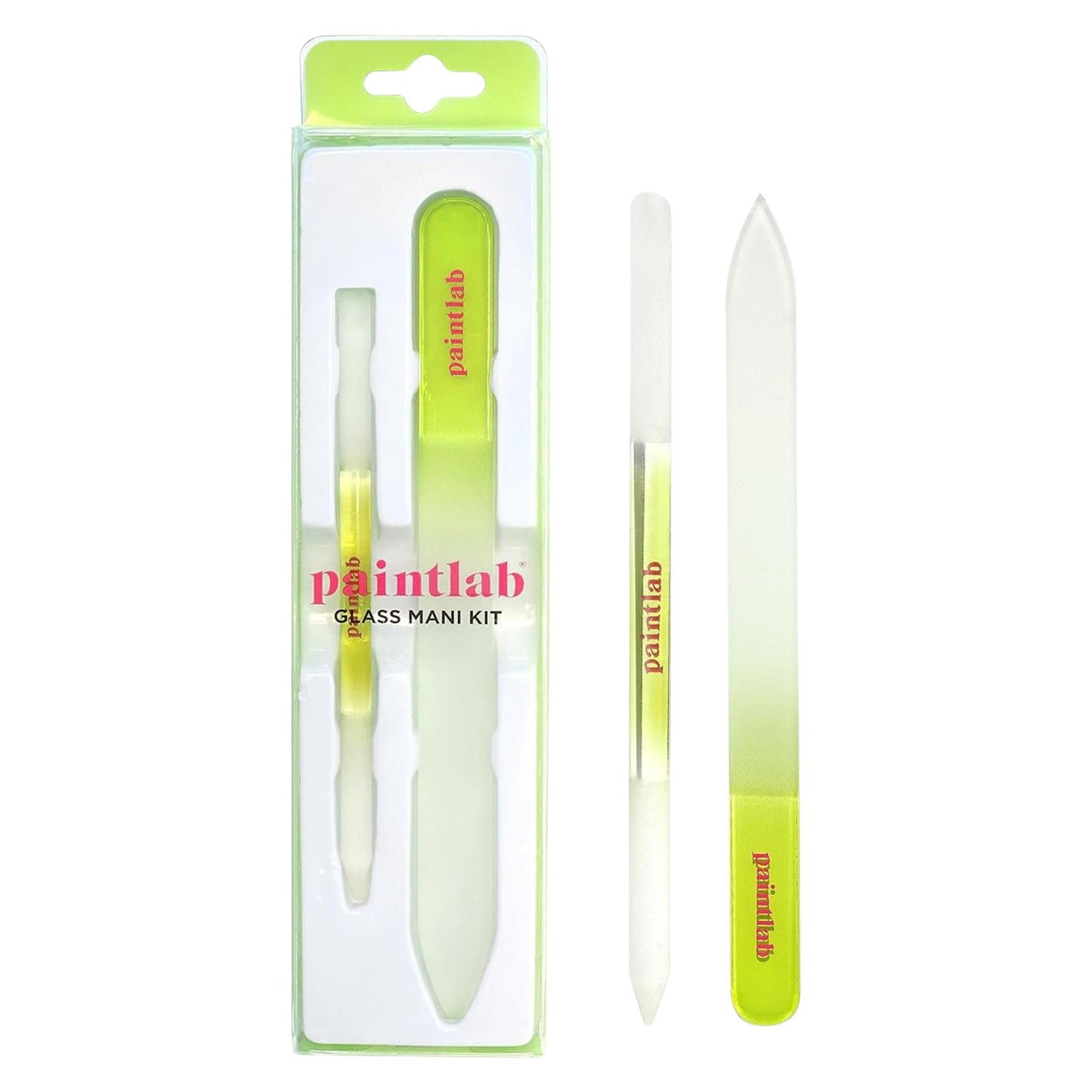 PaintLab Kit de Manicura de Cristal, Lima de Uñas de Lujo Y Empujador de Cutículas para Una Salud Óptima de Las Uñas.