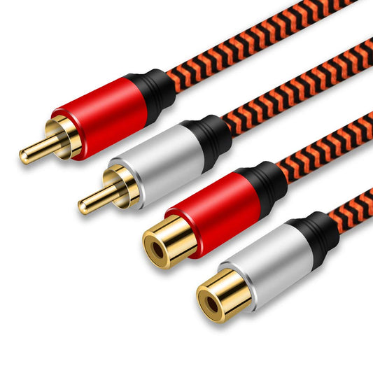 Cable de Audio RCA LiuTian 5M Oro Estéreo