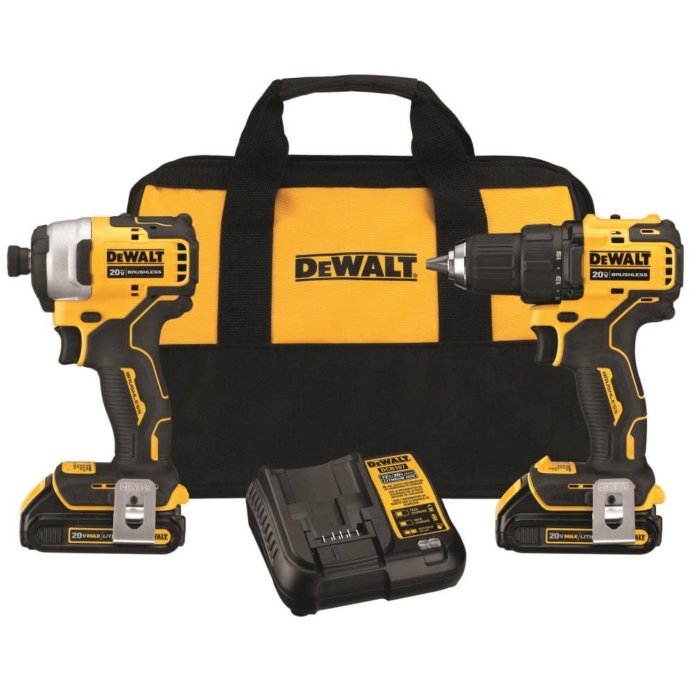 DEWALT ATOMIC DCK278C2 - Juego de brocas inalámbricas (20 V máximo).
