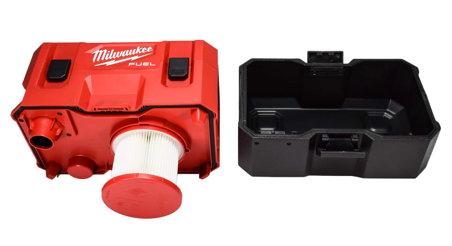 Aspiradora Húmeda y Seca Milwaukee M12 Inalámbrica sin Escobillas Litio 1.6 Galones Solo Herramienta