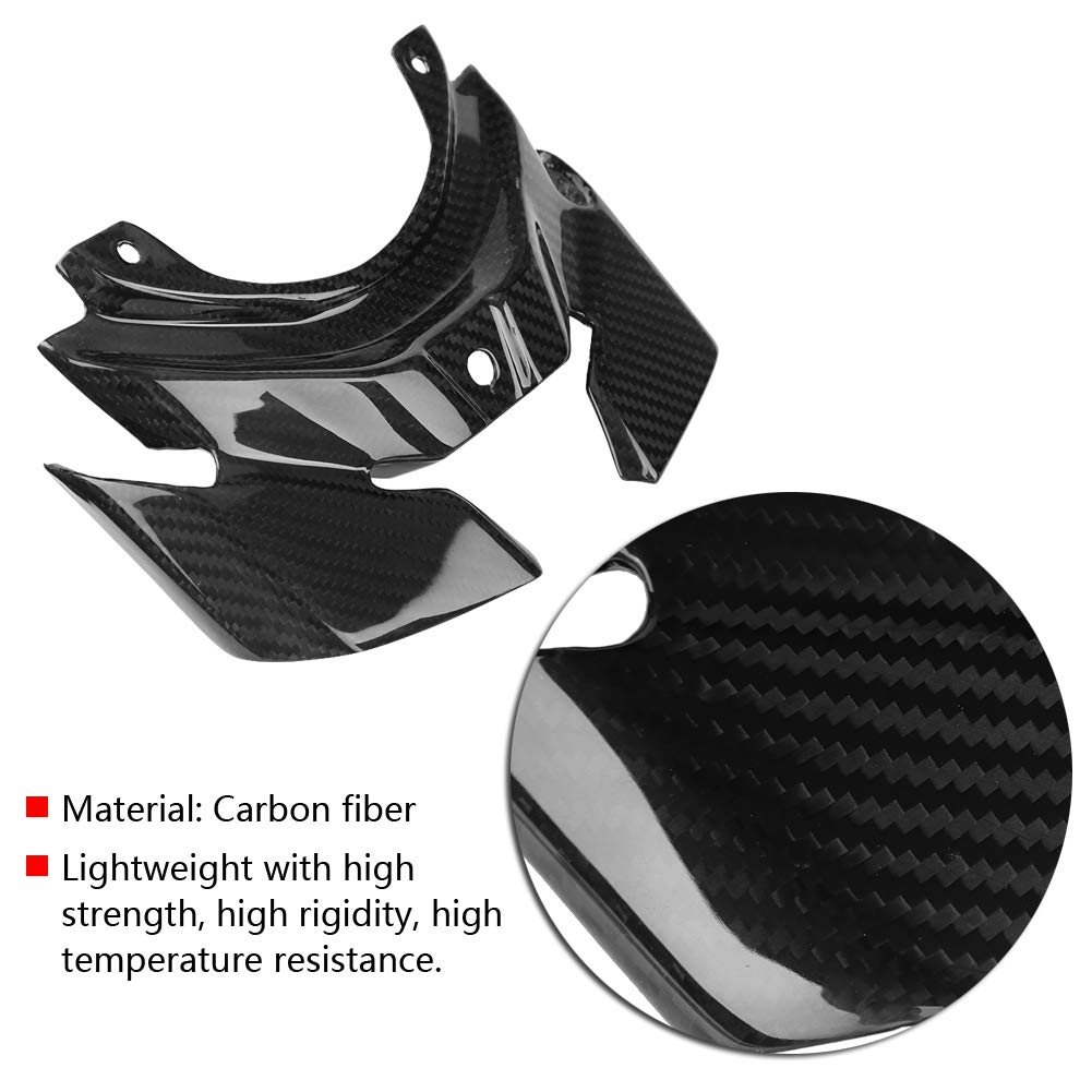 Acouto Cubierta de protecci de la luz trasera de la motocicleta de fibra de carbono para MT-10/FZ-10 2016-2018 accesorios de la motocicleta