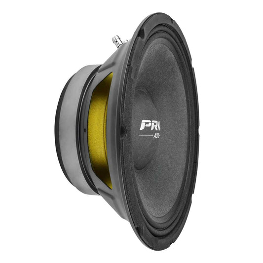 PRV Audio 10MR650A - Altavoz de Rango Medio de 10 Pulgadas, 8 ohmios, 650 vatios, 97.5 db, Bobina de Voz de 2.5 Pulgadas, Alta Serie Pro Audio de Rango Medio (Simple)