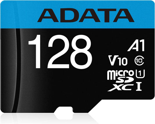 Tarjeta de Memoria Micro SDXC ADATA Negro Azul 128 GB Clase 10 A1