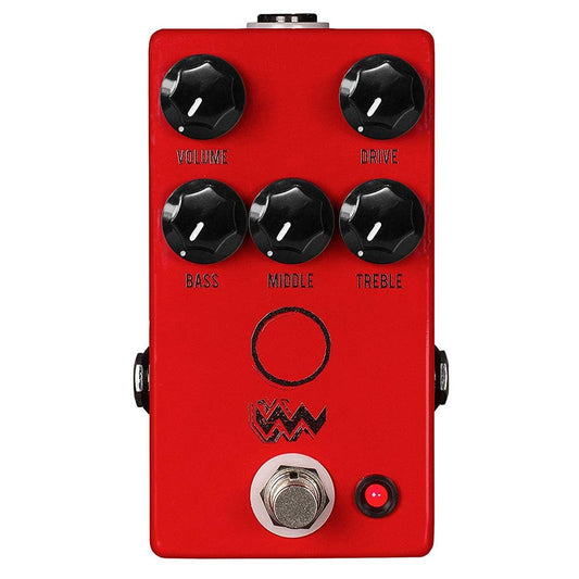 JHS Overdrive Pedal de efectos para guitarra, Angry Charlie, Rojo