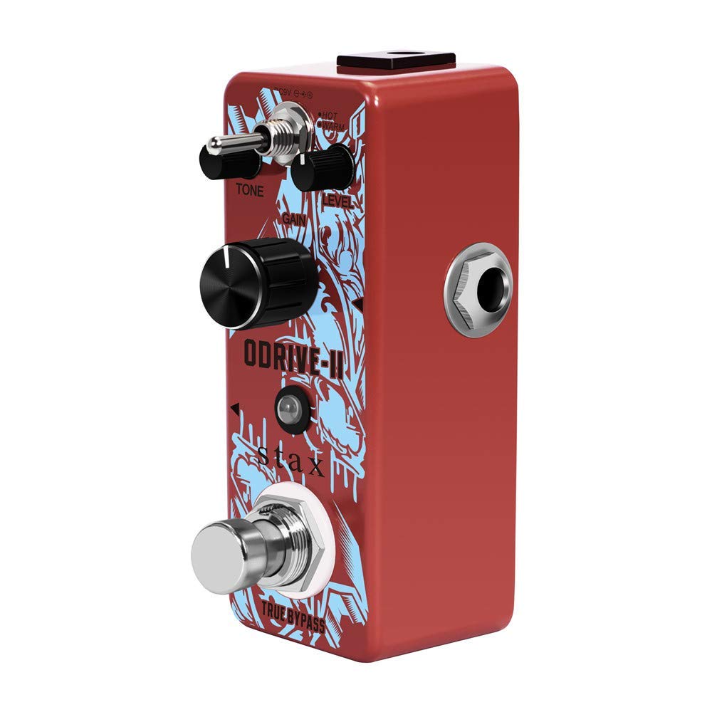Pedal de Guitarra Stax Overdrive Clásica con Mini Tamaño True Bypass para Guitarra Eléctrica
