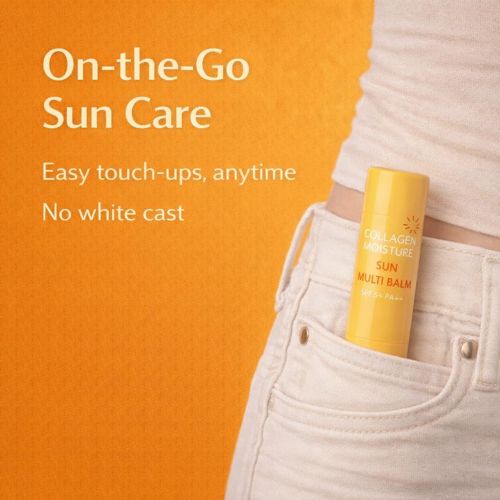 "Dermashare Bálsamo hidratante en barra Wrinkle Bounce Moisturizing Glowing Sun Balm (SPF50) de DERMASHARE, fabricado en Corea