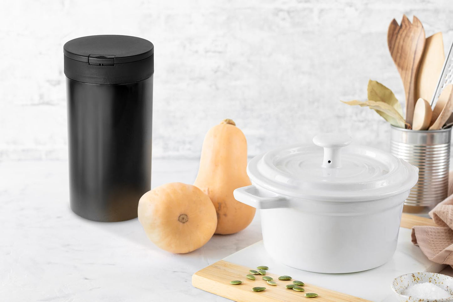 Dispensador de Toallitas Desinfectantes flysclean - Contenedor de Toallitas Decorativo con Botón de Presión para Baño y Encimera, Porta Toallitas Desinfectantes Portátil