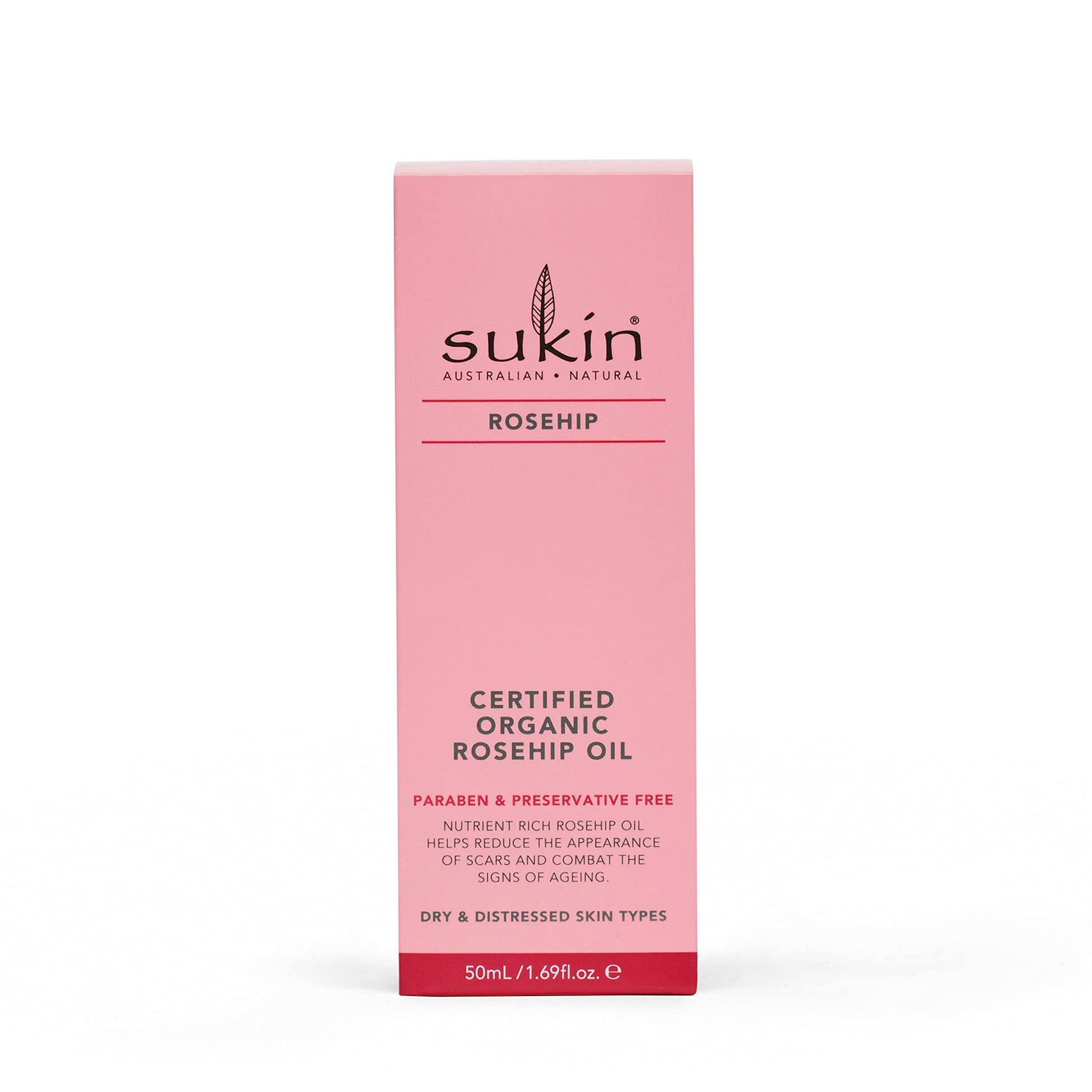 Sukin Certified Organic Rosehip Rose hip Oil 1.69oz - 50ml by Sukin