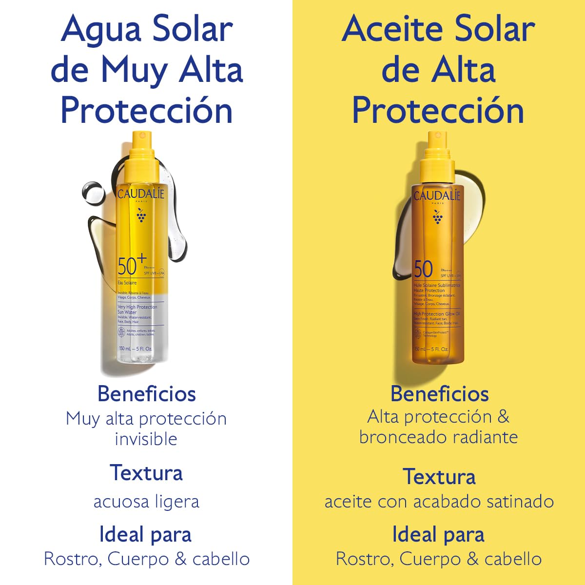 Caudalie Aceite brillante de alta protección SPF50-150 ml
