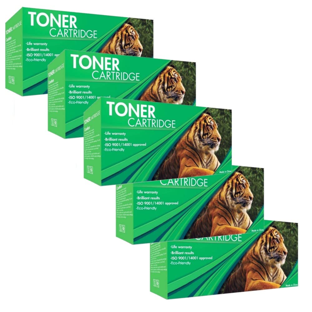 Pack de 5 Cartuchos Tóner Genérico EL Tigre Negro 78A CE278A
