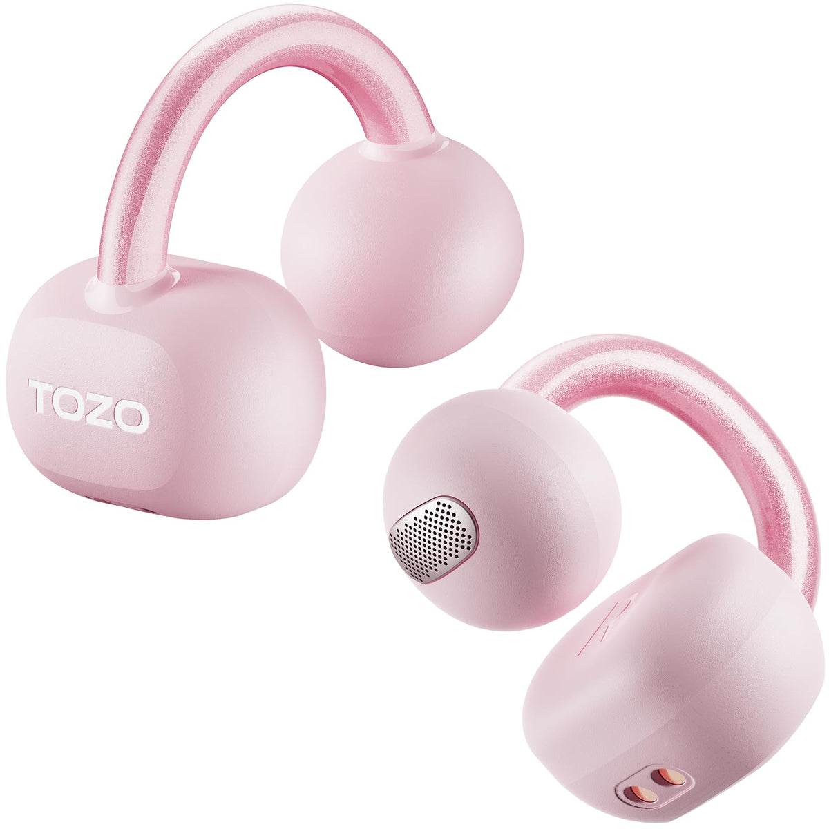 Auriculares Abiertos TOZO OpenEarRing Azul Ligero Bluetooth 5.4 40H