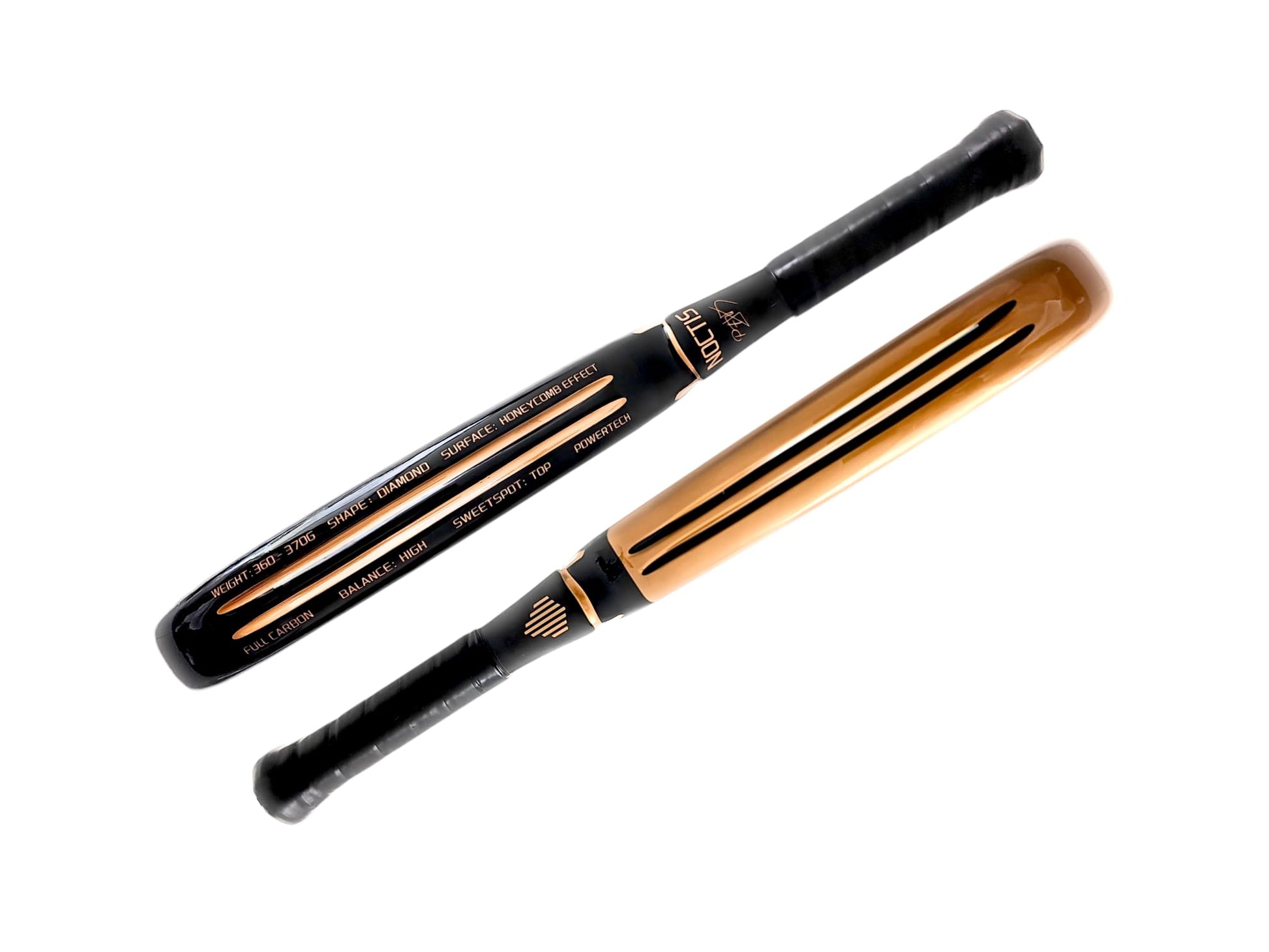 Pala de Pádel Kadur Noctis Negro Fibra de Carbono y Núcleo EVA para Principiantes e Intermedios
