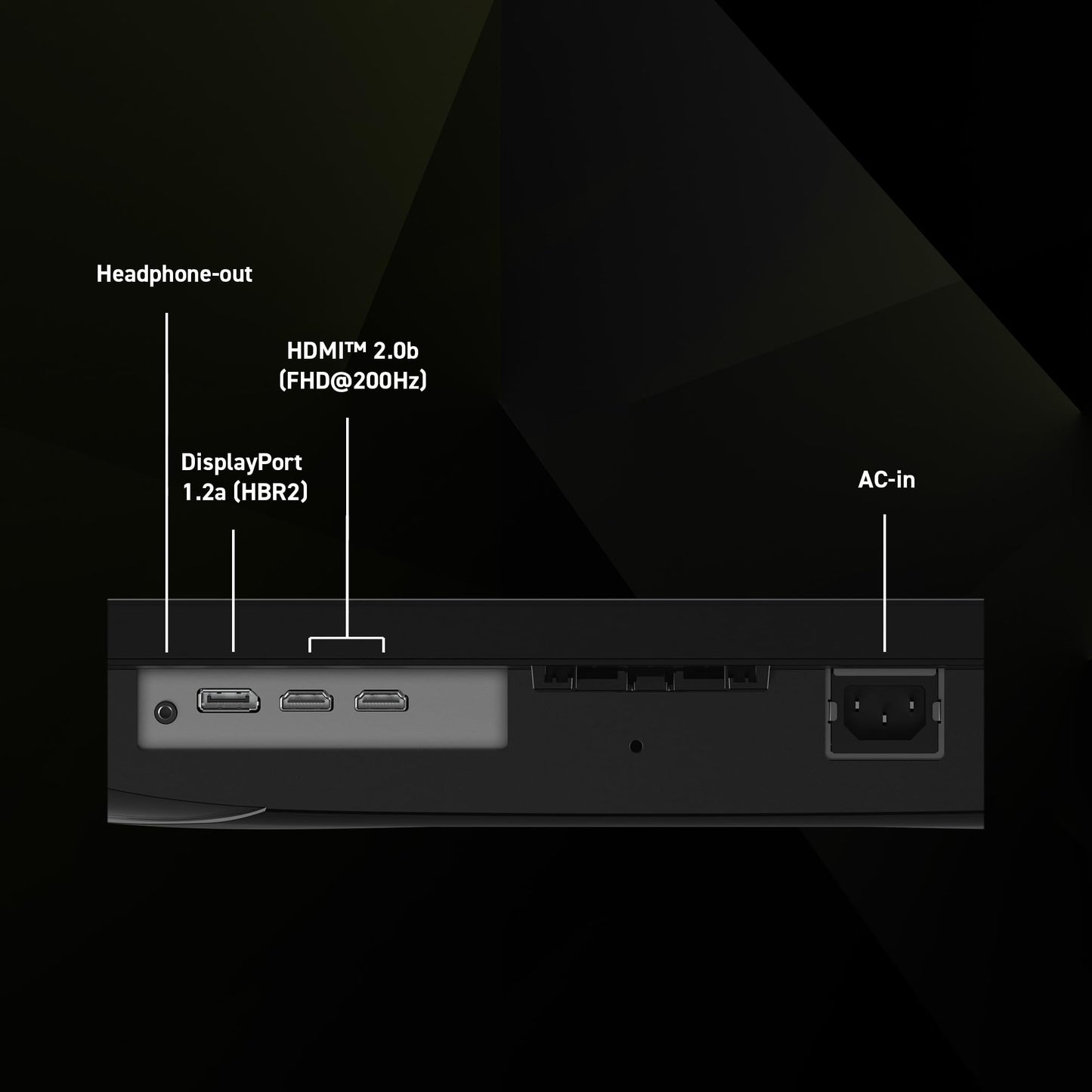 MSI mag 255F E20 25 Pulgadas 1920 x 1080 (FHD), Monitor para Juegos, 200Hz, sincronización adaptativa, HDMI, DisplayPort, Montaje VESA, inclinación, Altura Ajustable, Altavoz, 0,5 ms, Negro
