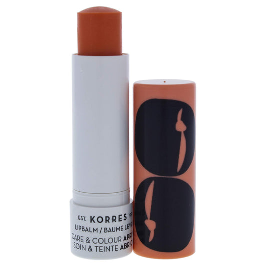 Korres Lip Balm Care And Colour Stick, Apricot, 0.17 Oz