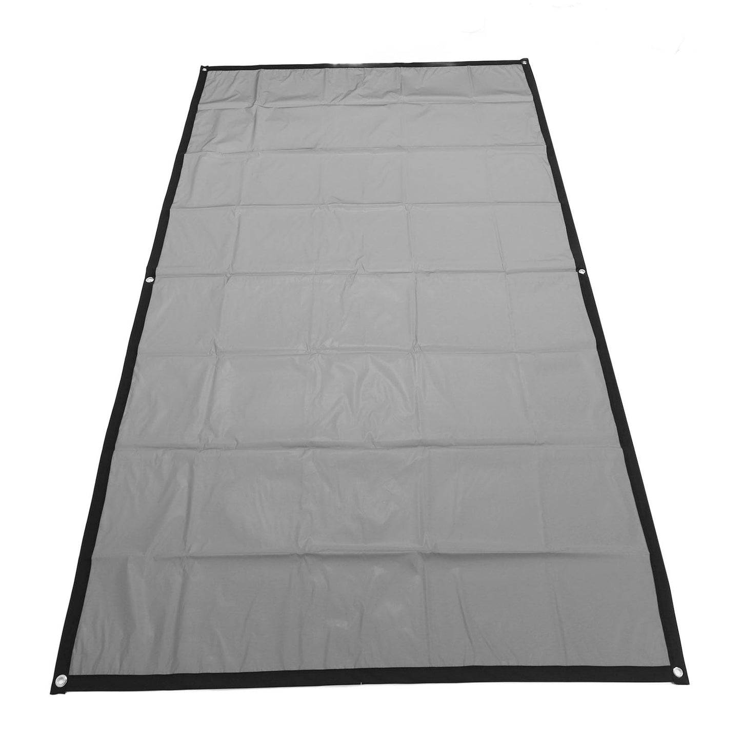 ANGGREK Pantalla de Proyección de 84 Pulgadas, Pantalla de Películas Antiluz de PVC Sintético 16:9 Pantalla de Proyección Portátil Plegable para Montaje en Pared con Ganchos