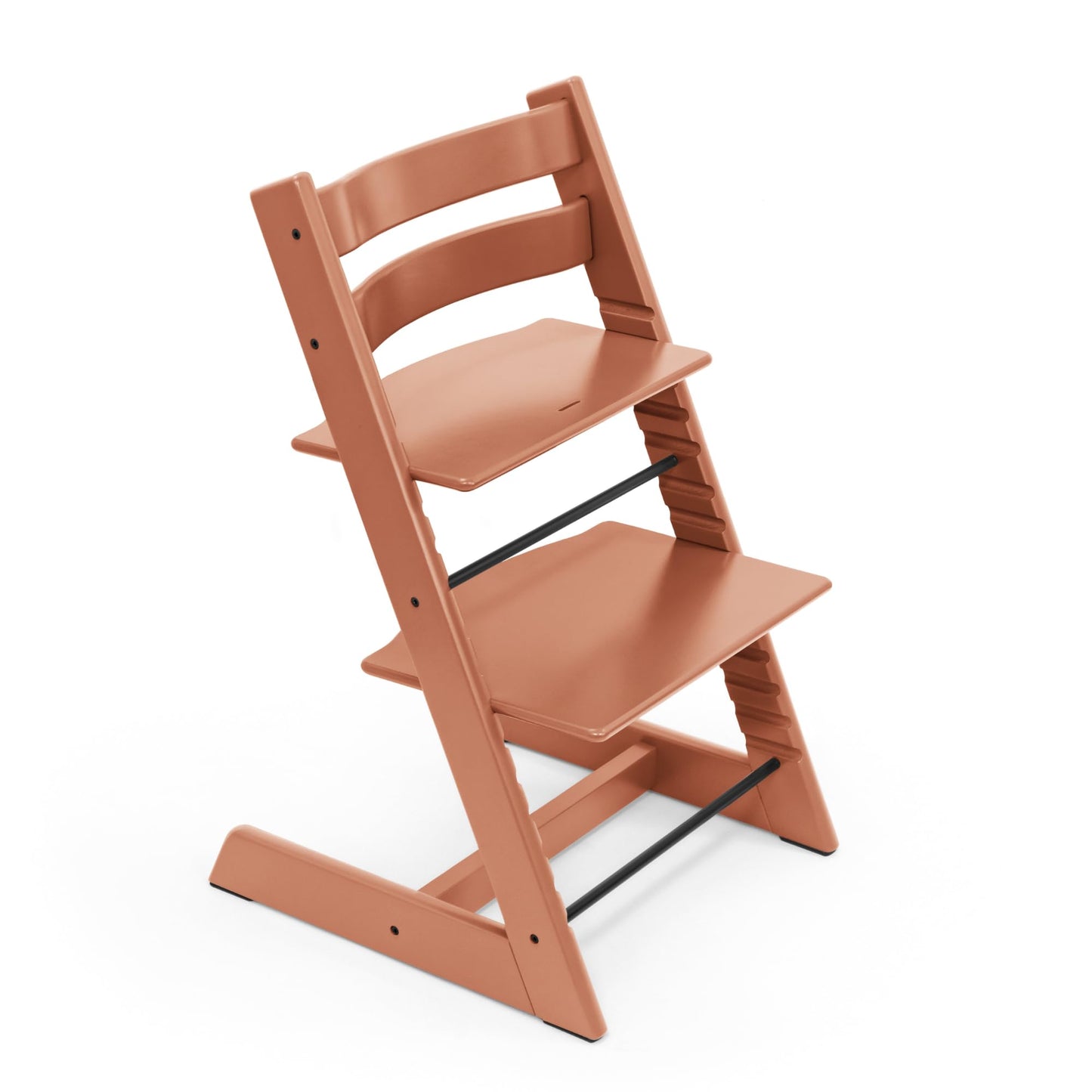 Silla Tripp Trapp de Stokke, Silla ajustable, evolutiva para recién nacidos, niños y adultos - Práctica, cómoda y ergonómica - Diseño atemporal (Terracota)