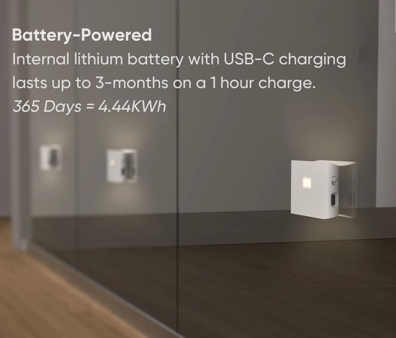 Luces Nocturnas WYZE Blancas Cálidas Con Sensores de Movimiento y Anochecer, Enlazables y Magnéticas, Paquete de 3