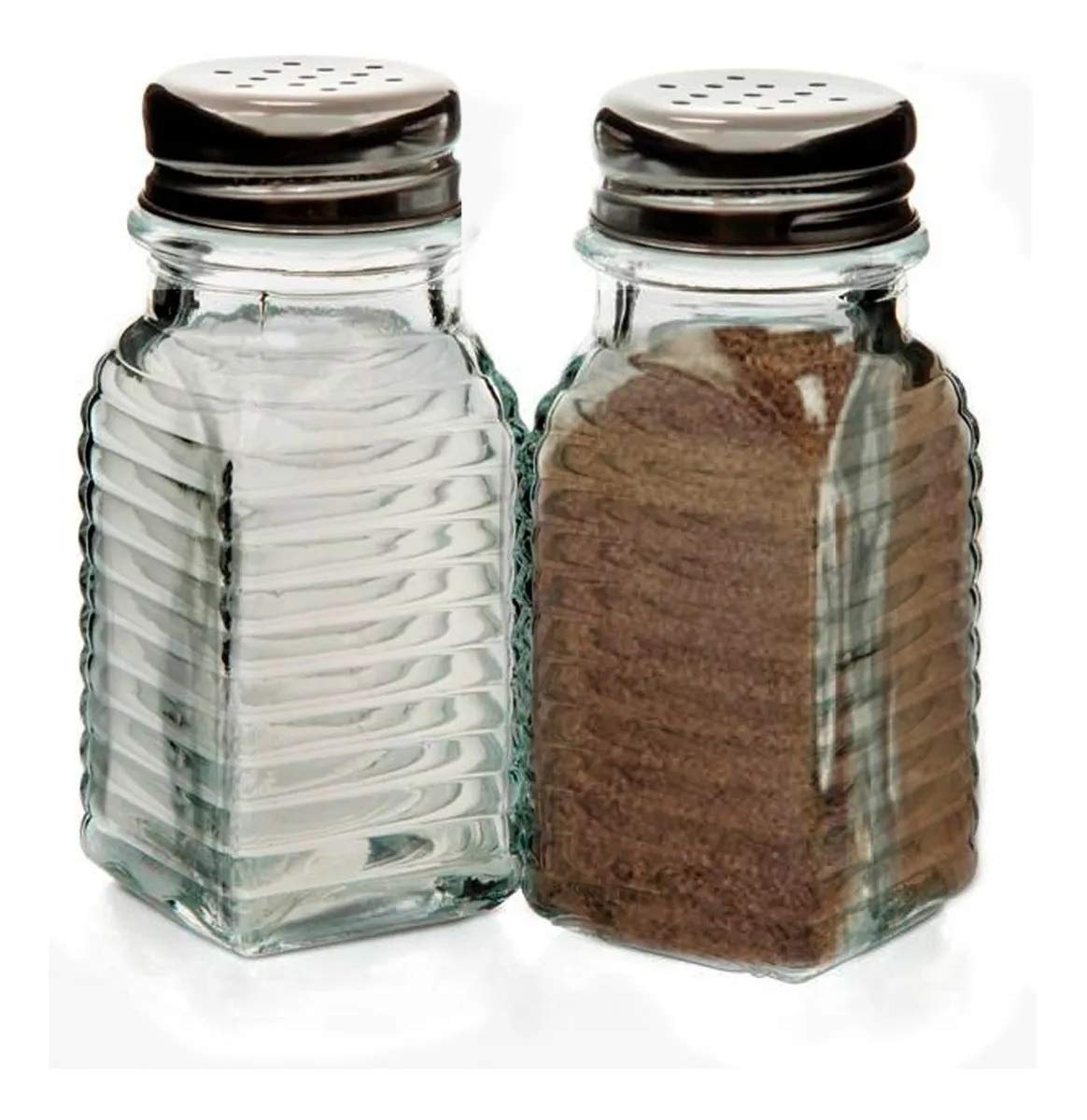 Set de Salero y Pimentero Top Choice Vidrio