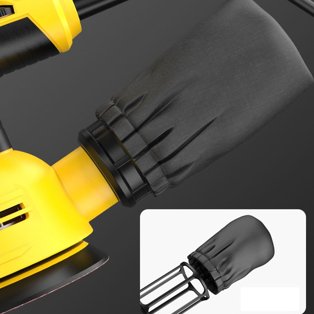 Lijadora Orbital, 6 Velocidades, 320W,12000 RPM,6 Velocidades Variables con 4 Papeles de Lija, Recogida de Polvo, Lijadora Eléctrica Ideal para Superficies de Madera y Acero