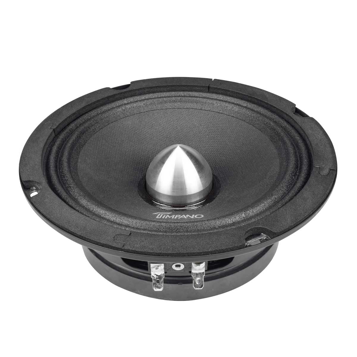 Altavoz de Rango Medio TIMPANO TPT-MR6-4 Pro Audio 6.5 Pulgadas para Coche 4 Ohms 125 Vatios RMS 250 Vatios Continuos