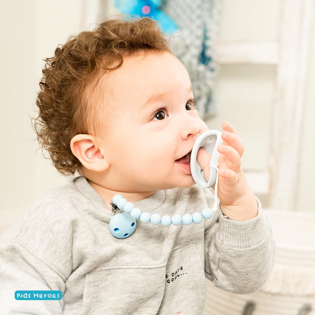 Chupones Kids Heroes Silicona Suave y Segura para Bebé 3 a 36 Meses Paquete de 2