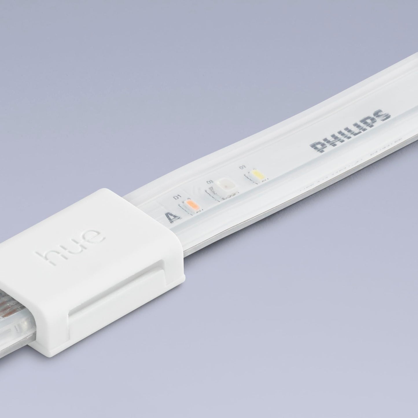 Extensión de Tira de Luz Inteligente Philips Hue Multicolor Versión 4 Compatible con Alexa para Interiores 1M