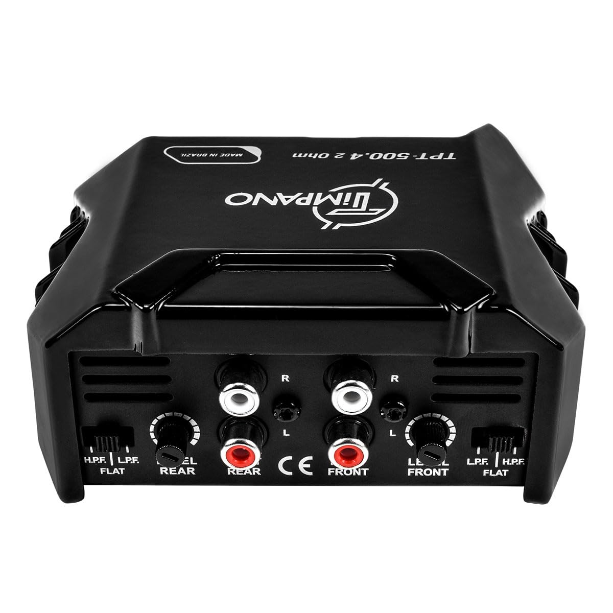 Amplificador de Audio de 4 Canales Timpano TPT-500.4 Negro Clase D para Coche
