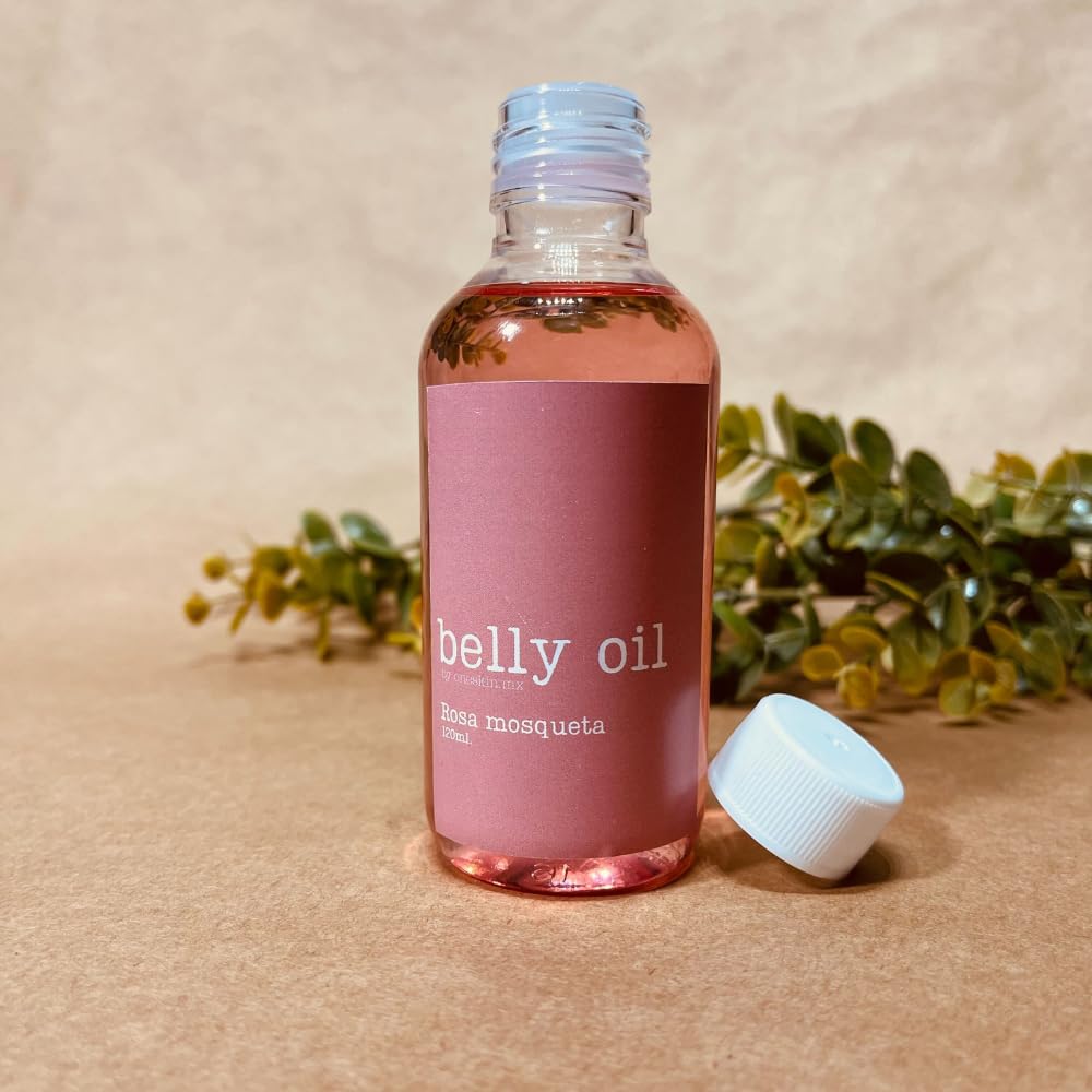 belly oil by oneskin | Aceite Rosa Mosqueta Antiestrías | Aceite para Prevenir y Atenuar las Estrías tras el embarazo | 120ml.