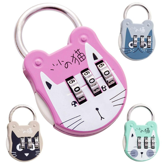Candados Combinación XINYUICEAN Multicolor con Dibujos para Mochila y Equipaje