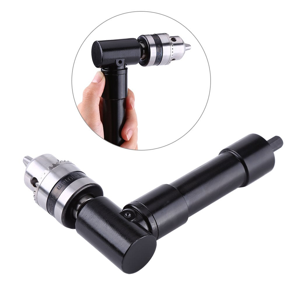 Hilitand Adaptador de ángulo del Impulsor de ángulo Recto de 90 ° Destornillador de Potencia Broca de Mango Hexagonal Adaptador de Broca con Llave de Vaso de 1 Pieza