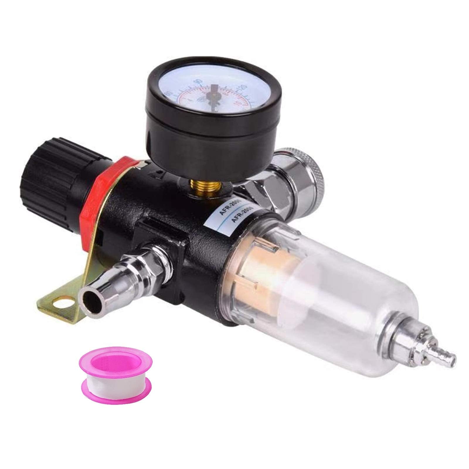 Hotusi 1/4 pulgadas BSP filtro de humedad filtro de aceite separador de agua lubricante
