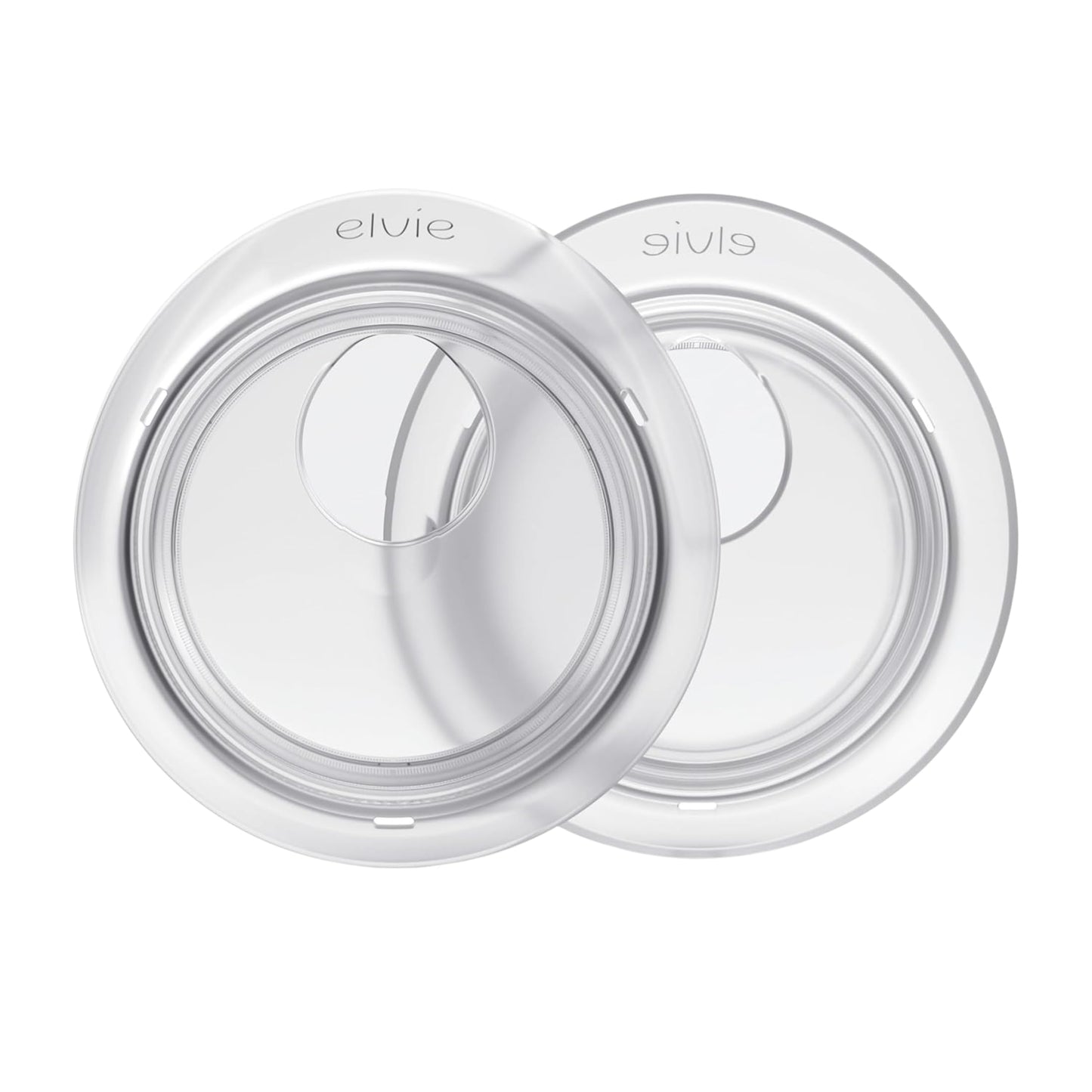 Elvie Catch Secure - Juego de dos tazas de silicona para evitar derrames