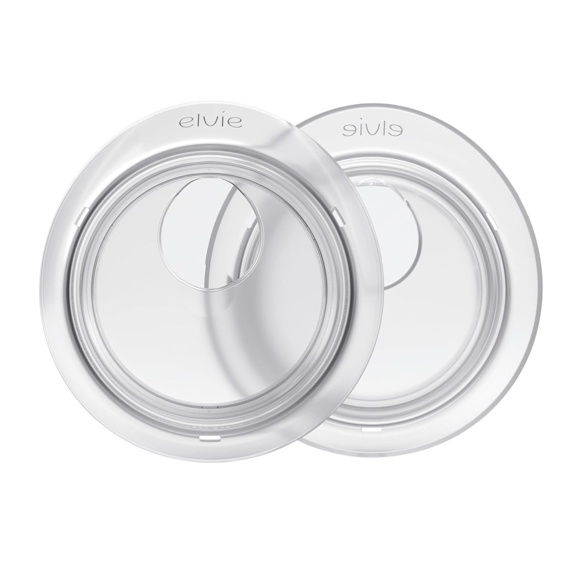 Elvie Catch Secure - Juego de dos tazas de silicona para evitar derrames
