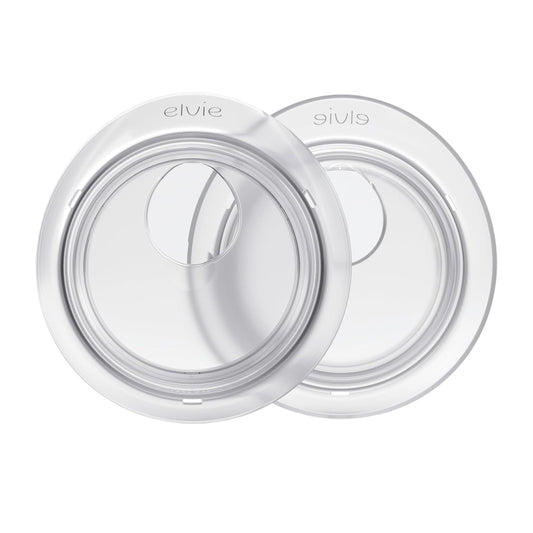 Elvie Catch Secure - Juego de dos tazas de silicona para evitar derrames
