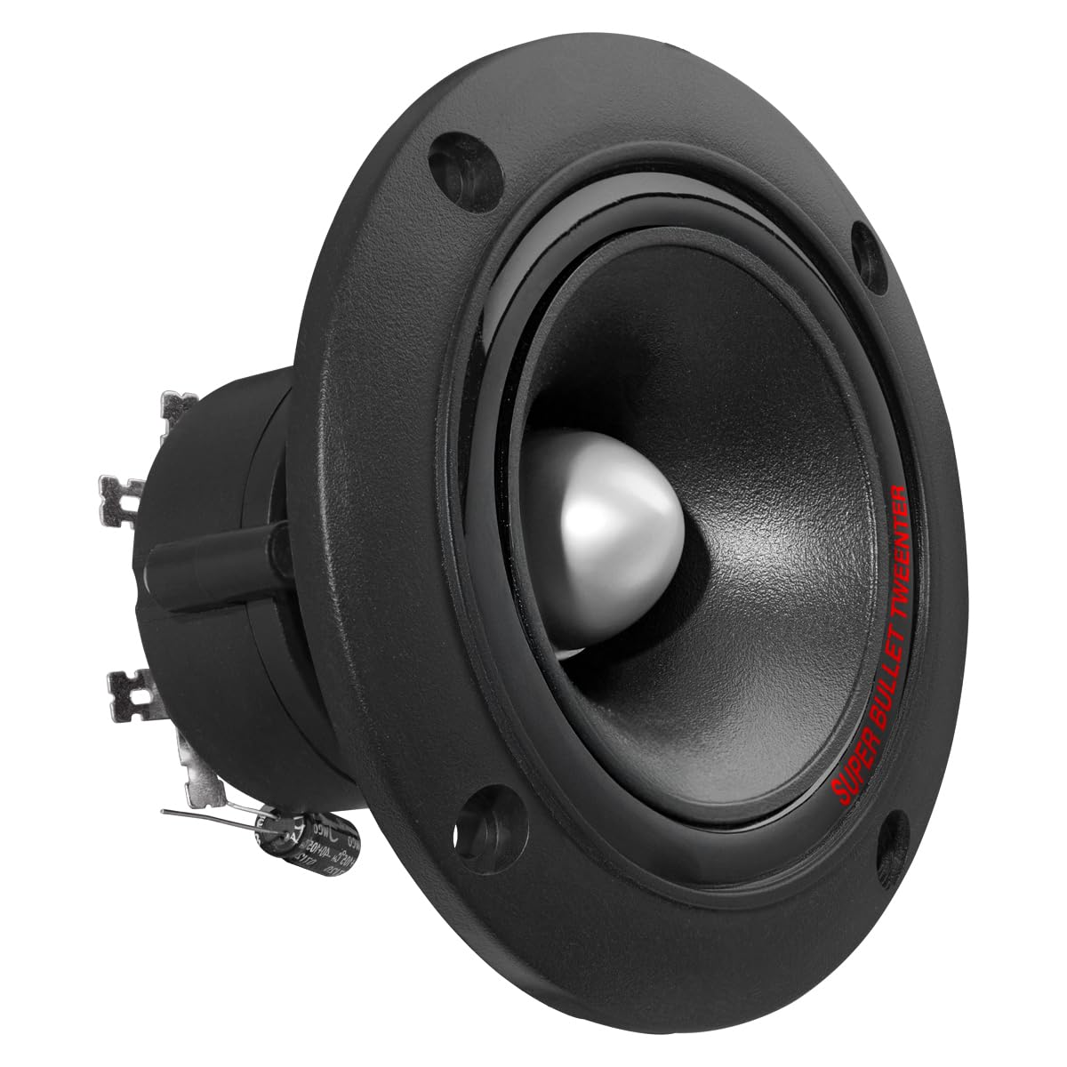 Mitzu Tweeter 4” Plezo Eléctrico Bala Redonda 650 W PMPO
