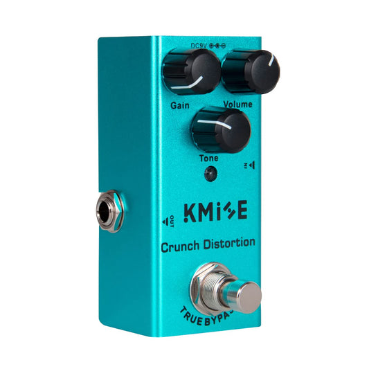 lotmusic Pedal de efectos de guitarra eléctrica Mini tipo único DC 9V True Bypass (Crunch Distortion)