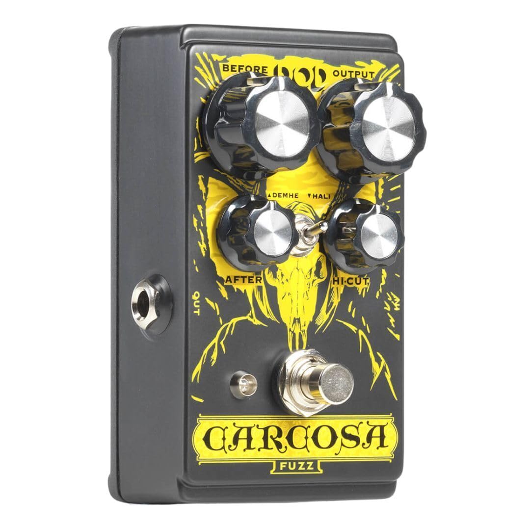 DigiTech DOD Carcosa - Pedal analógico de pelusa con tonos de silicona fuzz, amplio alcance, controles interactivos y True Bypass