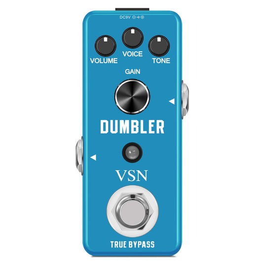 VSN Distortion Overdrive Dumbler Pedal Analog Dumbler Overdrive Pedals For Electric Guitar With Amp Simulator Effect Pedal For Mini Size Ture Bypass