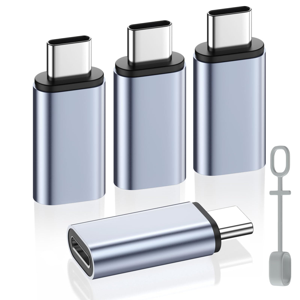 Adaptador Lightning a USB-C Moko 4 Piezas para iPhone 17 16 15 Carga Exclusiva