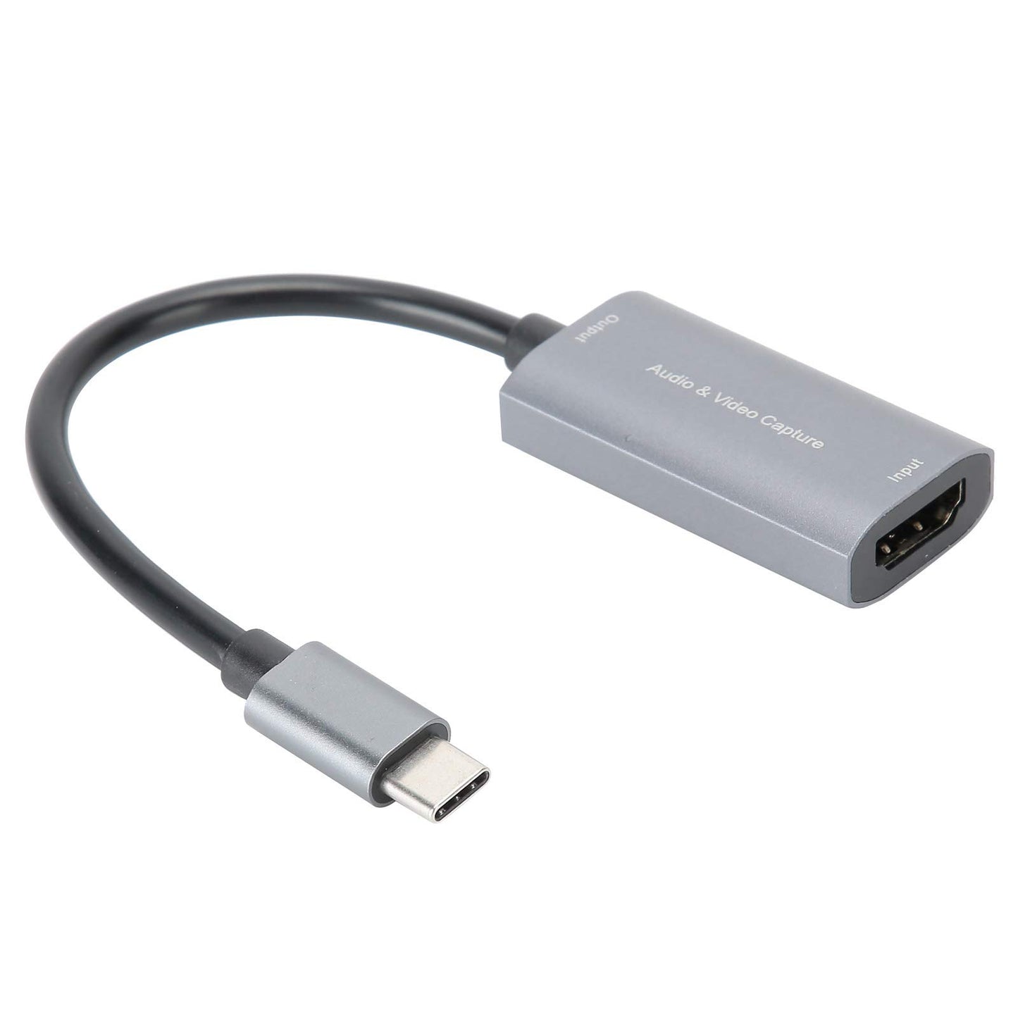 Convertidor de Video portátil Tipo C HDMI a USB-C Tarjeta de Captura de Video y Audio Grabación de Video 4K 1080P Juego Live Silver Grey Drive Z29A