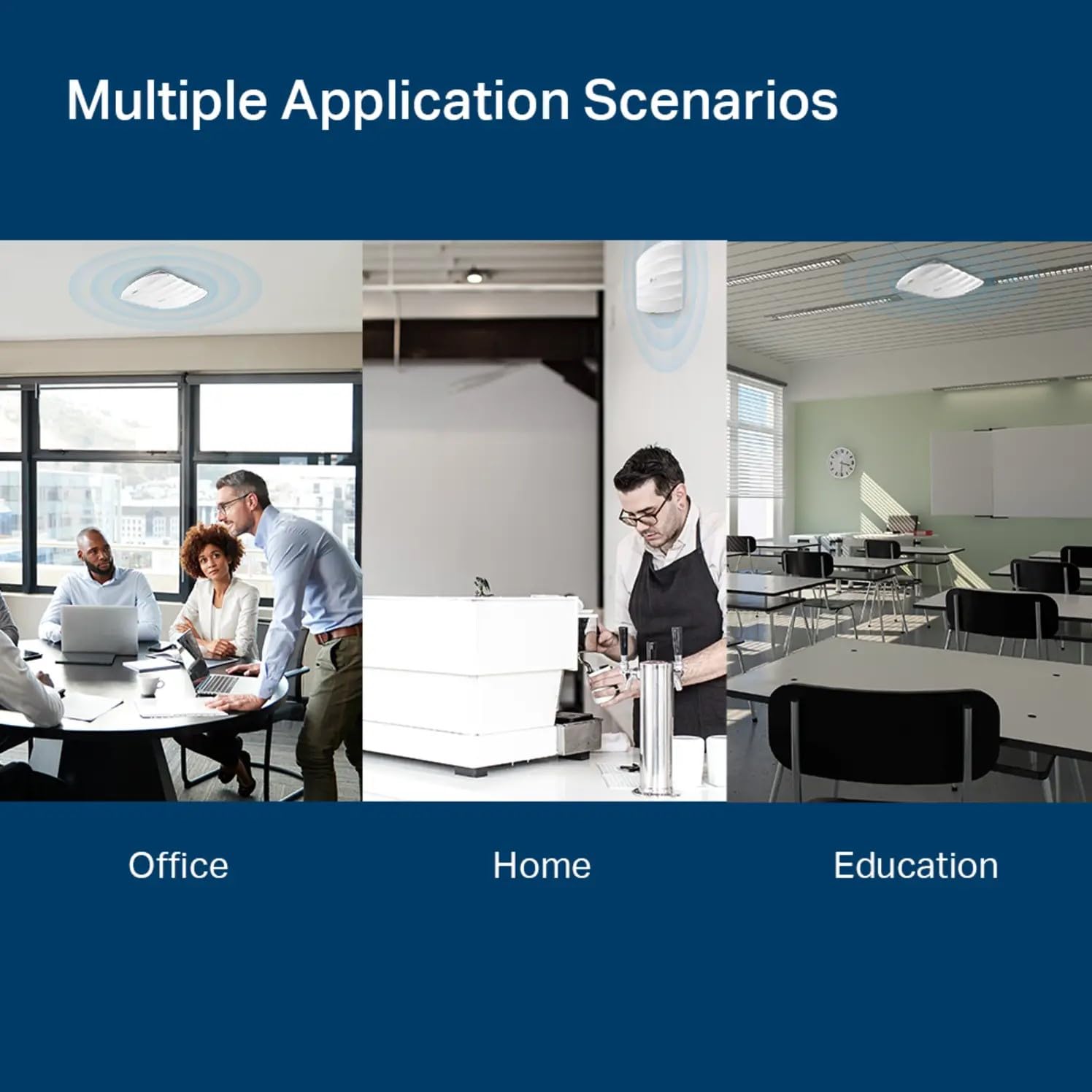 Punto de Acceso Inalámbrico TP-Link EAP225 V3 Gigabit MU-MIMO AC1350